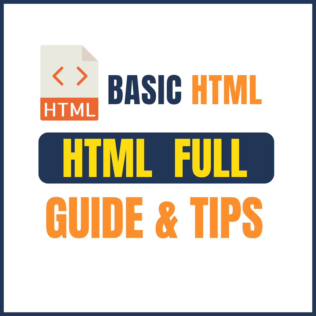 What is html coding | Basics of HTML