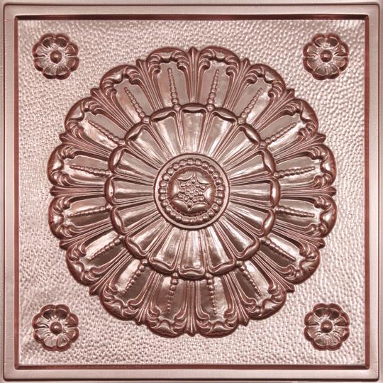 medallion copper ceiling tiles