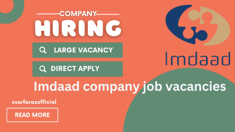 Imdaad company job vacancies 2023